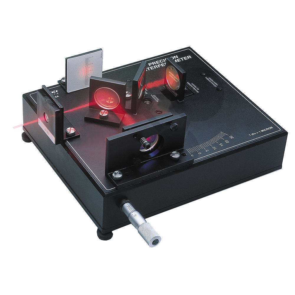 Interféromètre de précision avec laser, set complet