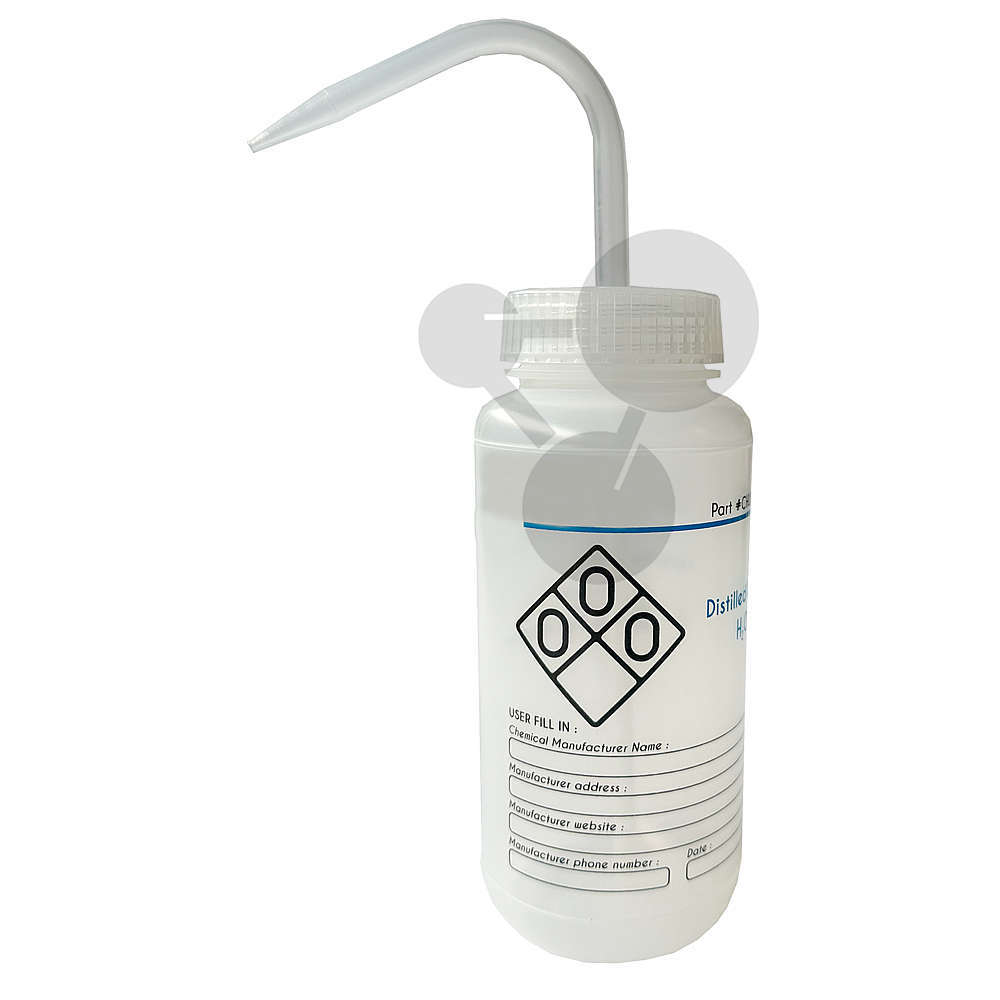 Spitzflasche Destilliertes Wasser 500 ml natur Weithals PP