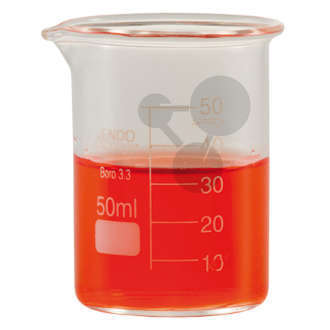 Becherglas 100 ml niedrige Form Borosilikatglas