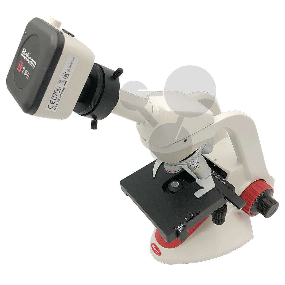 Mikroskop-Set Monokulares RED130-60 LED 600x + Moticam X5 4,0MP Wifi