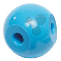 Stickstoff-Kalotte, blau, 4 Löcher, 109° tetraedrisch, ø 23mm, 10 Stück