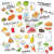 Ernährungspyramide magnetisch mit Lebensmitteln (70-teilig) 3