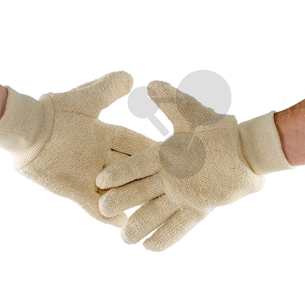 Gants de protection anti chaleur 5 doigts avec manchette en cuir (x2) Coval  - Gants et Moufles Professionnels - La Toque d'Or